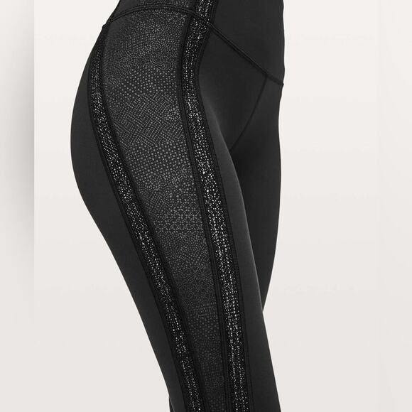 Lululemon Power Lines Pant *28" in Black/Meisai Ice Grey Size 8. - Picture 13 of 16